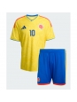 Otroške Nogometnih dresov Kolumbija James Rodriguez #10 Domači SP 2026 Kratki rokavi (+ hlače)